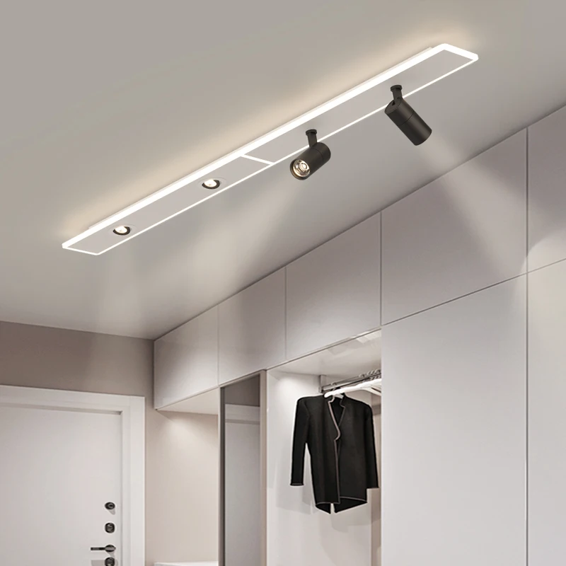 2024 New Long Ceiling Light Simplified Strip Corridor Light Entrance Balcony LED Ceiling Light With Spotlight Clothing Room Lamp
2024 New Long Ceiling Light Simplified Strip Corridor Light Entrance Balcony LED Ceiling Light With Spotlight Clothing Room Lamp