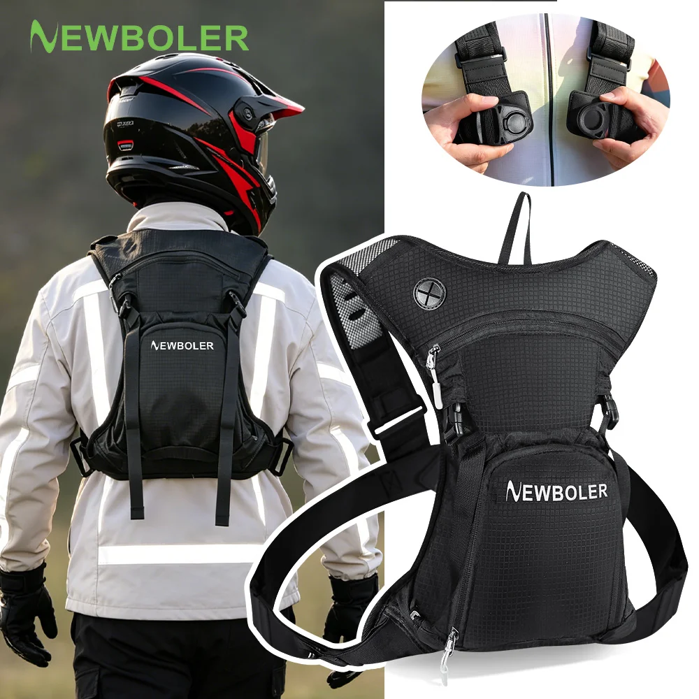 NEWBOLER 8L Motorcycle Cycling Hydration Pack MTB Off Road Motocross Water Backpack Sport Mountain Bike Water Bag
NEWBOLER 8L Motorcycle Cycling Hydration Pack MTB Off Road Motocross Water Backpack Sport Mountain Bike Water Bag