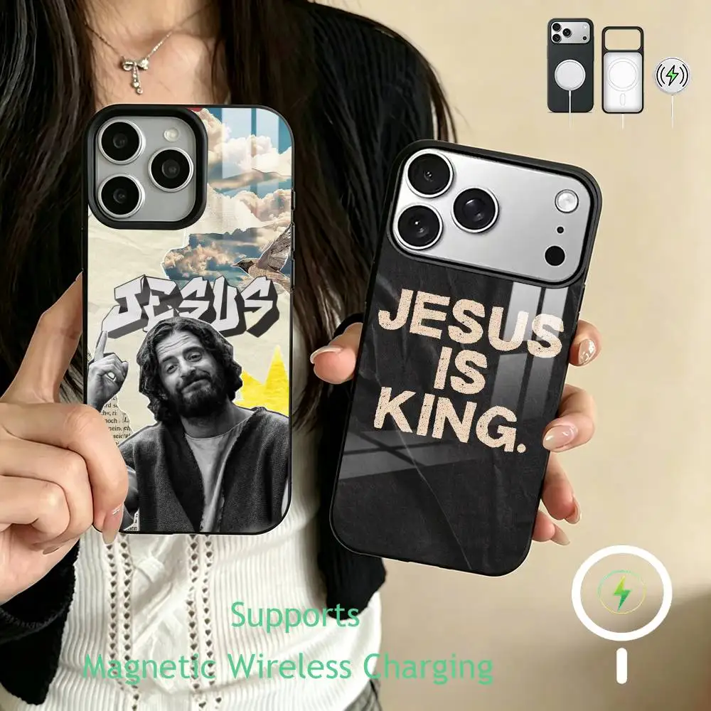 Jesus is King Phone Case For iPhone17,16,15,14,13,12,11 Plus,Pro Supports Magnetic Wireless Charging
Jesus is King Phone Case For iPhone17,16,15,14,13,12,11 Plus,Pro Supports Magnetic Wireless Charging
