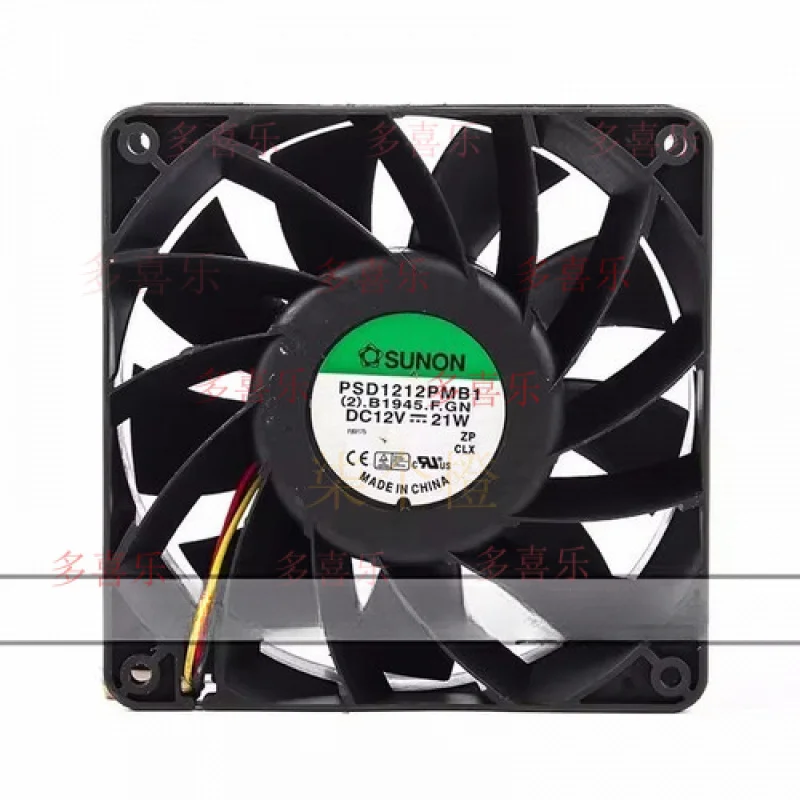 EE for SUNON PSD1212PMB1 DC12V 21W 12CM 3-Wire Silent Cooling Fan
EE for SUNON PSD1212PMB1 DC12V 21W 12CM 3-Wire Silent Cooling Fan