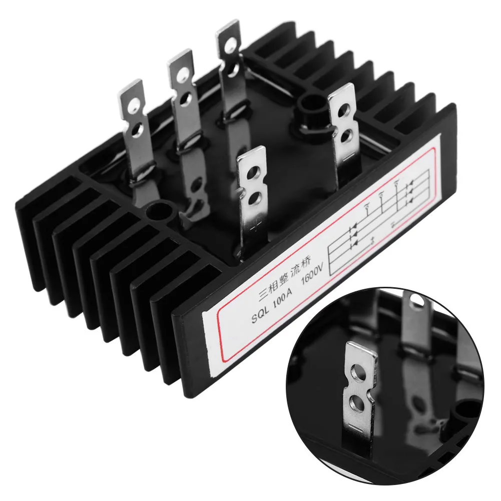Rectifier Bridge Rectifier SQL100A 1600V Three Phase Diode Bridge Rectifier AC to
Rectifier Bridge Rectifier SQL100A 1600V Three Phase Diode Bridge Rectifier AC to