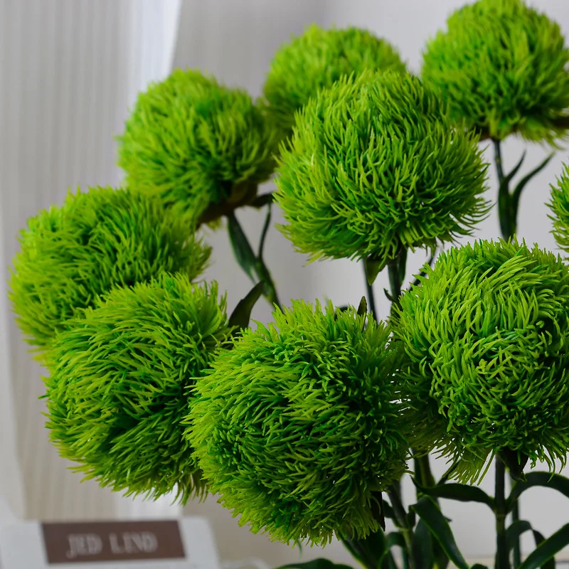 56cm Green Dianthus Artificial Flower Home Flower Ornaments Soft Rubber Fake Flower Decoration Artificial Green Hair Ball
56cm Green Dianthus Artificial Flower Home Flower Ornaments Soft Rubber Fake Flower Decoration Artificial Green Hair Ball