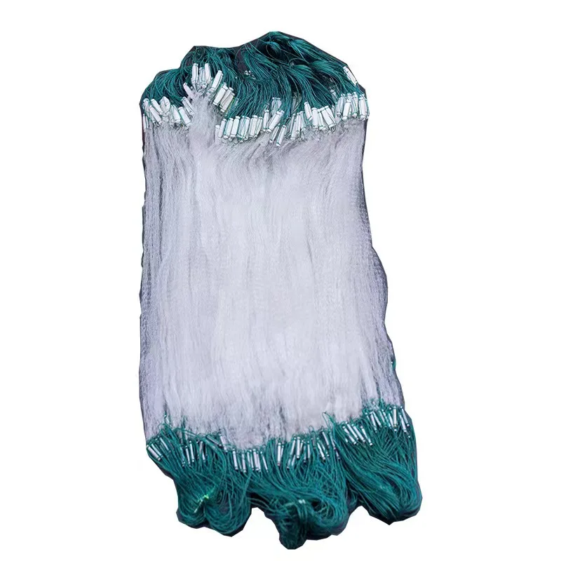 Nylon Monofilament Gill Net with Float Fishing Net for Saltwater Shoal for Fish Trap Lovers
Nylon Monofilament Gill Net with Float Fishing Net for Saltwater Shoal for Fish Trap Lovers