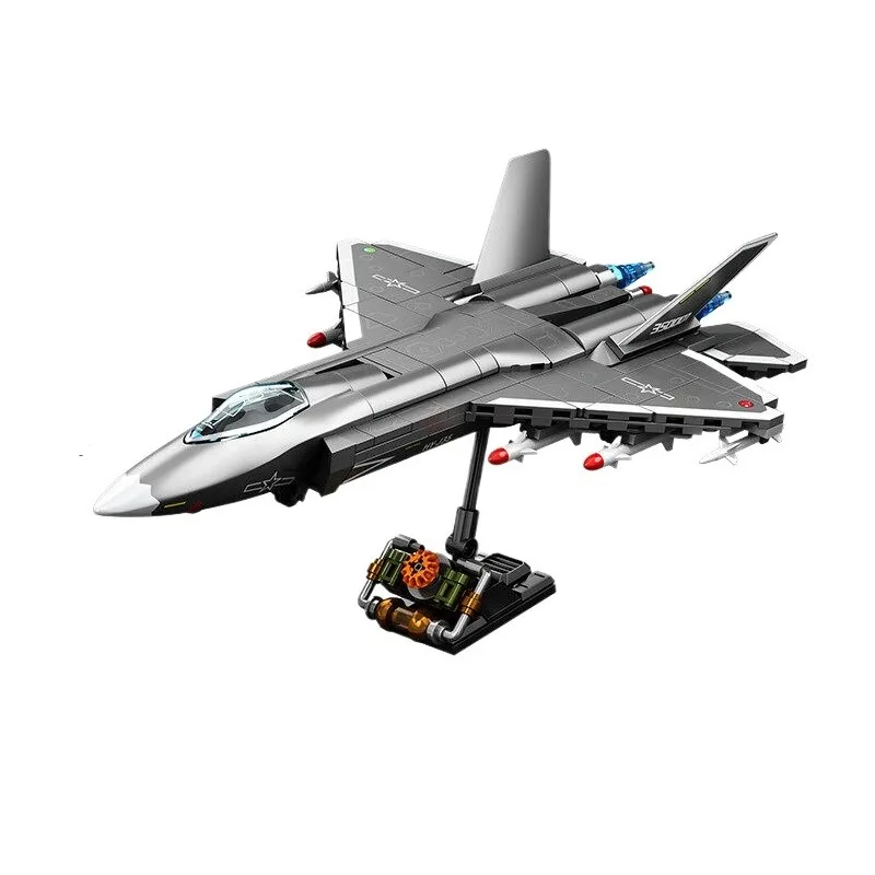 SEMBO BLOCK J-35 Carrier-Based Fighter Jet Model Small Particles Educational Building Toy Ideal Birthday Gift for Boys
SEMBO BLOCK J-35 Carrier-Based Fighter Jet Model Small Particles Educational Building Toy Ideal Birthday Gift for Boys