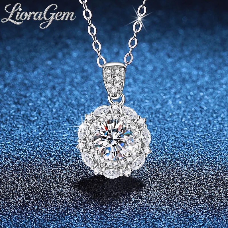 LioraGem Sparkling Starry Sky Diamond-Studded Pendant Necklace, 1-Carat D-Color Moissanite Collar Necklace Platinum PT950 Stamp
LioraGem Sparkling Starry Sky Diamond-Studded Pendant Necklace, 1-Carat D-Color Moissanite Collar Necklace Platinum PT950 Stamp