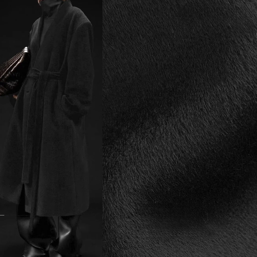 Шерстяные ткани для пошива одежды: черная плотная двусторонняя кашемировая шерсть, высококачественная дизайнерская ткань, для самостоятельного пошива пальто, верхней одежды AC034
Шерстяные ткани для пошива одежды: черная плотная двусторонняя кашемировая шерсть, высококачественная дизайнерская ткань, для самостоятельного пошива пальто, верхней одежды AC034