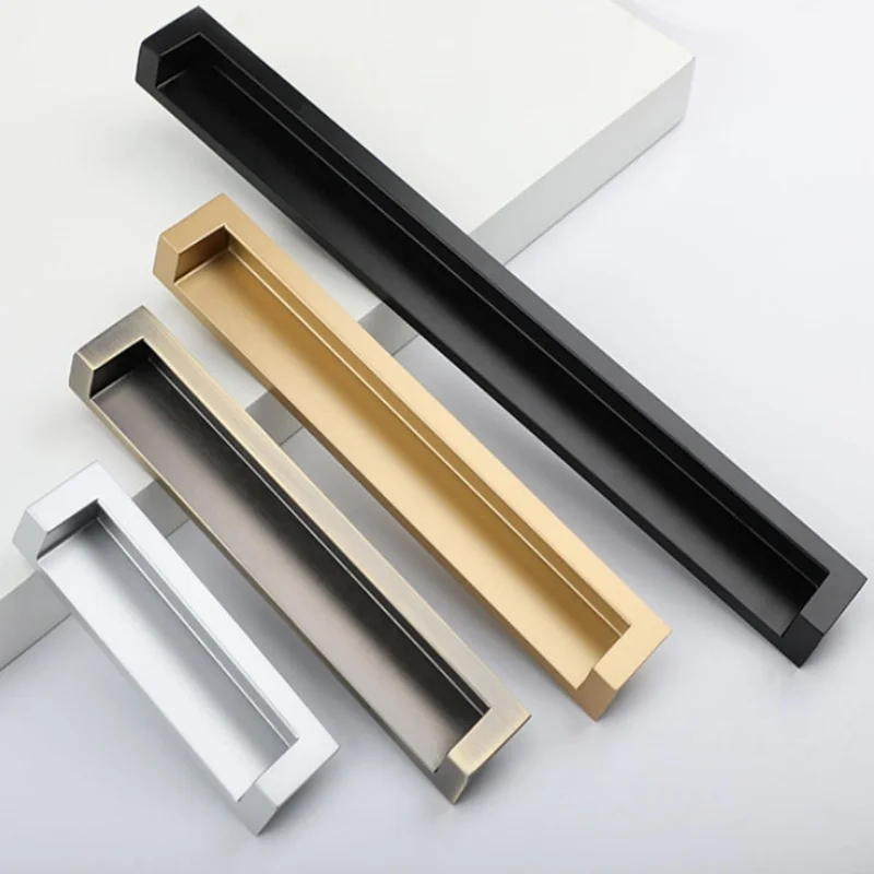 Modern Invisible Furniture Drawer Push-Pull Cabinet Handle Black Zinc Alloy Wardrobe Door Handle Home Decoration Hardware
Modern Invisible Furniture Drawer Push-Pull Cabinet Handle Black Zinc Alloy Wardrobe Door Handle Home Decoration Hardware