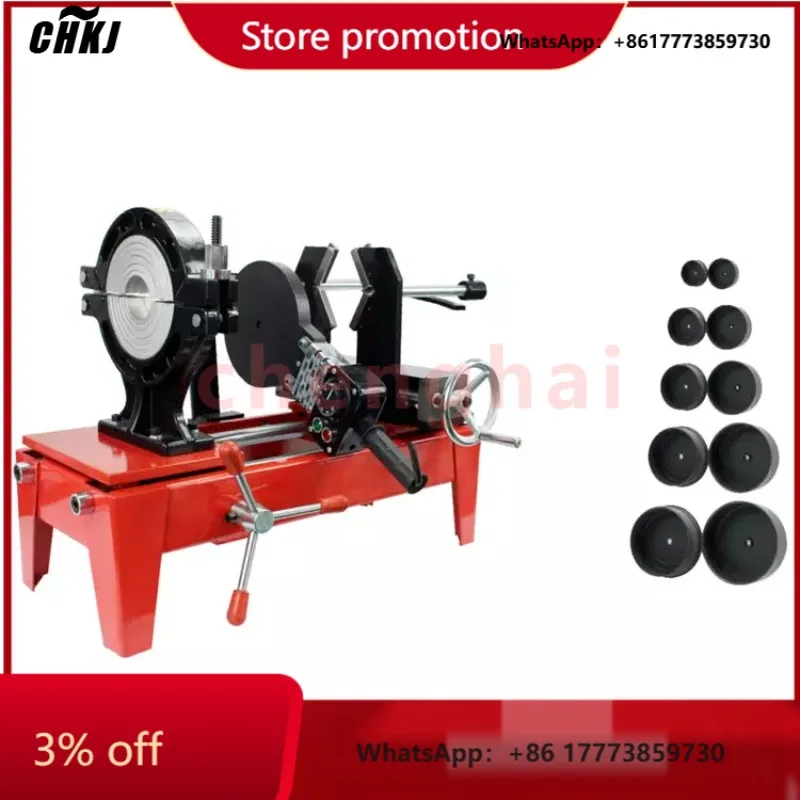 CHKJ-2025NEW63-160mm Manual Socket Fusion Welding Machine Hand-Operated PPR PB Pipe Fitting Jointing Welder
CHKJ-2025NEW63-160mm Manual Socket Fusion Welding Machine Hand-Operated PPR PB Pipe Fitting Jointing Welder