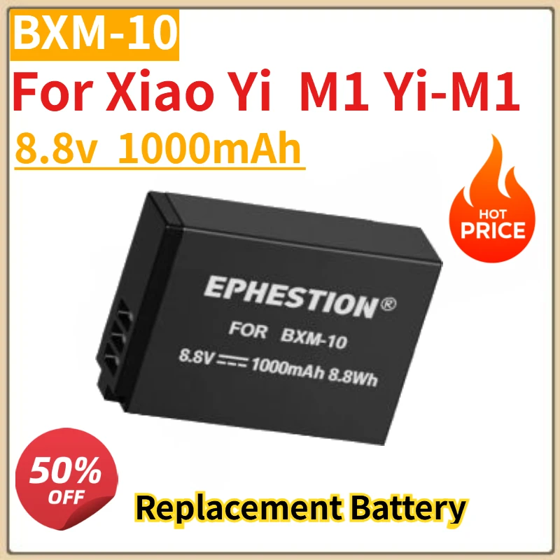 High Quality New 8.8V 1000mAh Camera battery BXM-10 for Xiao Yi M1 Yi-M1 mirrorless camera Charger Battery
High Quality New 8.8V 1000mAh Camera battery BXM-10 for Xiao Yi M1 Yi-M1 mirrorless camera Charger Battery