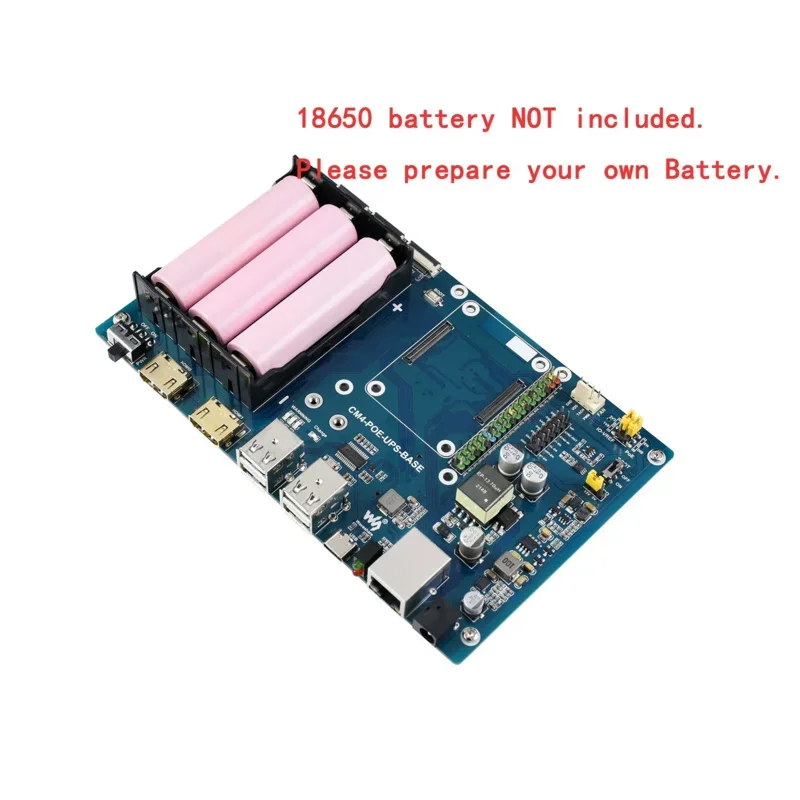 UPS PoE Expansion Board Gigabit Ethernet GPIO USB For RPI Rampberry Pi Compute Module 4 CM4 Lite 2GB 4GB 8GB
UPS PoE Expansion Board Gigabit Ethernet GPIO USB For RPI Rampberry Pi Compute Module 4 CM4 Lite 2GB 4GB 8GB