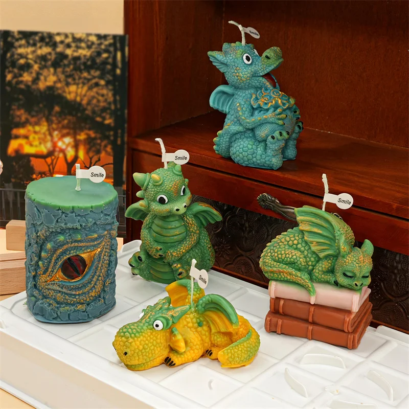 3D Dragon Eye Cylinder Silicone Candle Mold DIY Book Winged Dragon,Gold Coin Holding Dragon Candles Gypsum Home Decor Gift
3D Dragon Eye Cylinder Silicone Candle Mold DIY Book Winged Dragon,Gold Coin Holding Dragon Candles Gypsum Home Decor Gift