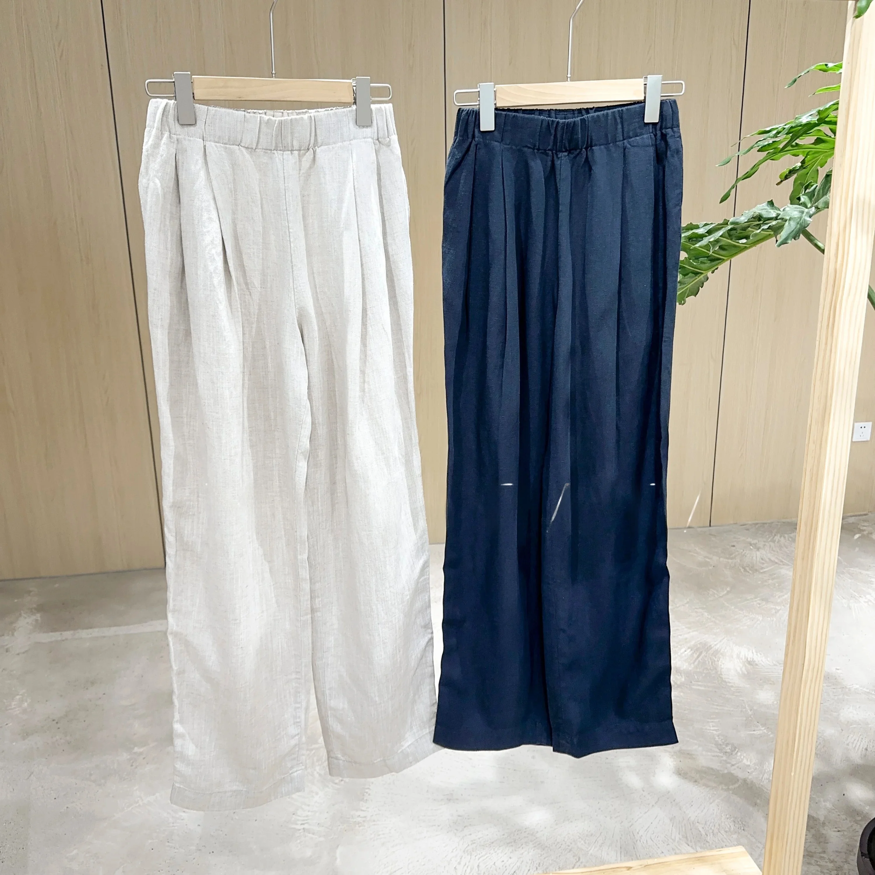 Mimifafa Linen Lyocell Casual Elastic Waist Straight Leg Pants Versatile Comfortable Loose Fit Ladies Summer Fashion
Mimifafa Linen Lyocell Casual Elastic Waist Straight Leg Pants Versatile Comfortable Loose Fit Ladies Summer Fashion