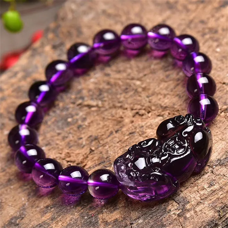 Top 7A Amethyst Crystal Bracelet Charm Handmade Beads Jade Bangle Elegance Jewelry Lucky Accessories
Top 7A Amethyst Crystal Bracelet Charm Handmade Beads Jade Bangle Elegance Jewelry Lucky Accessories