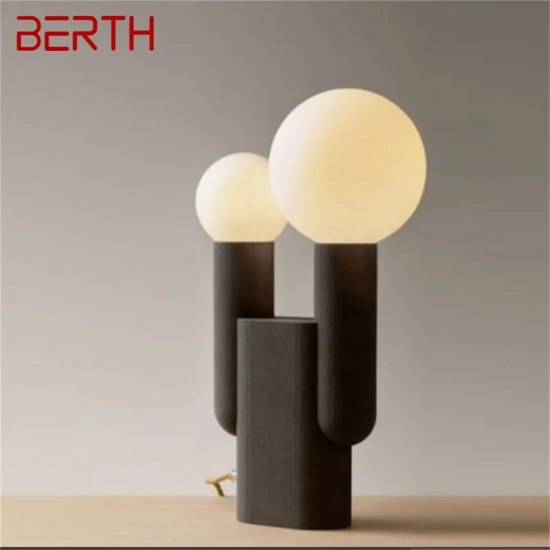 BERTH Nordic Creative Grey Table Lamp Contemporary Design Desk Lighting for Home Bedside Decoration
BERTH Nordic Creative Grey Table Lamp Contemporary Design Desk Lighting for Home Bedside Decoration