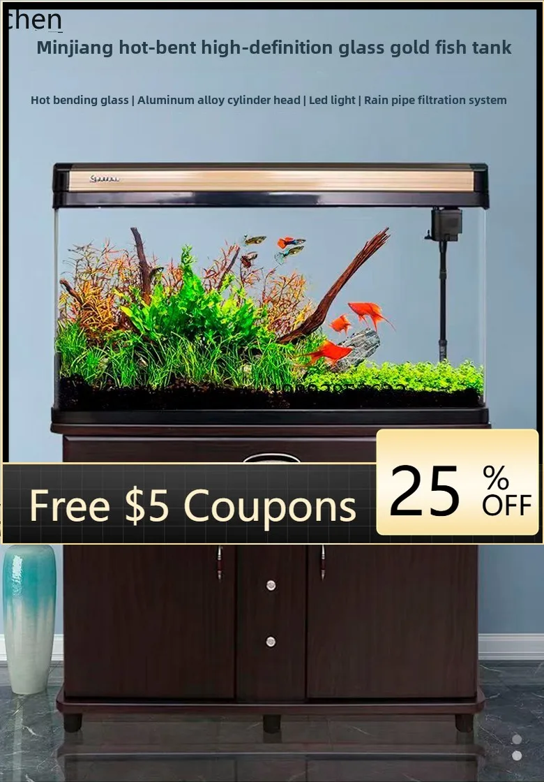 YGG fish tank medium-sized household desktop goldfish tank ecological tank rectangular living room office aquarium
YGG fish tank medium-sized household desktop goldfish tank ecological tank rectangular living room office aquarium