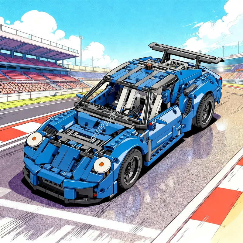 1329 деталей MOC: Конструктор «Альтернативная техническая модель Porsche» – Рождественский подарок, архитектурная креативная идея, развивающая игрушка-конструктор
1329 деталей MOC: Конструктор «Альтернативная техническая модель Porsche» – Рождественский подарок, архитектурная креативная идея, развивающая игрушка-конструктор