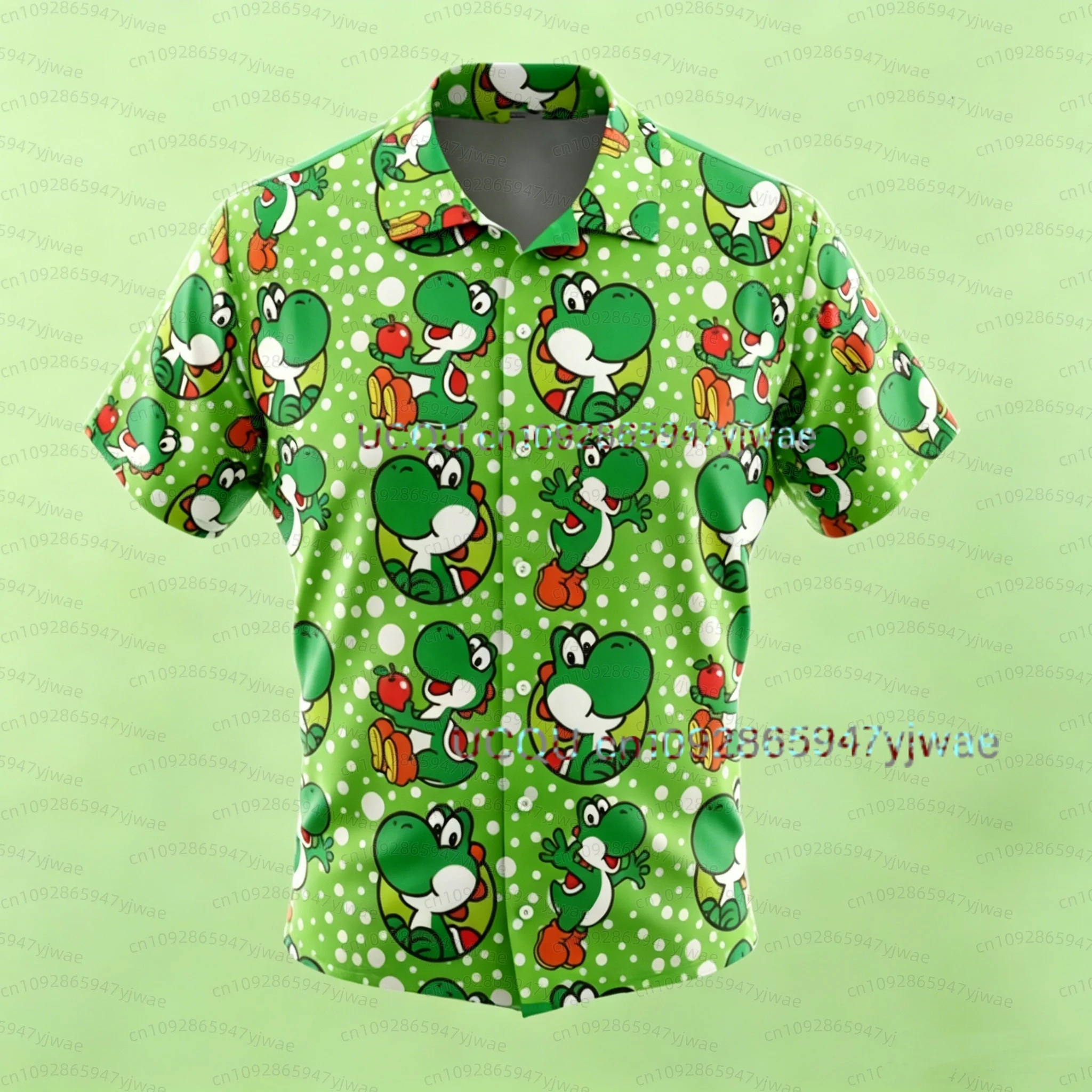 2026 Men WOMEN Hawaiian Cartoons Yoshi short sleeve shirt-shorts set men Free combination shirt set
2026 Men WOMEN Hawaiian Cartoons Yoshi short sleeve shirt-shorts set men Free combination shirt set