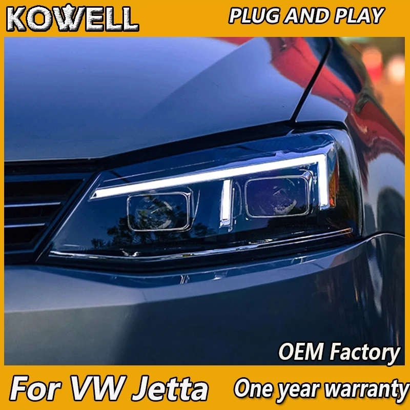 Стайлинг автомобиля для VW Jetta, фара 2011-2018 Jetta MK6, фары DRL, указатель поворота, ближний свет, линза проектора
Стайлинг автомобиля для VW Jetta, фара 2011-2018 Jetta MK6, фары DRL, указатель поворота, ближний свет, линза проектора