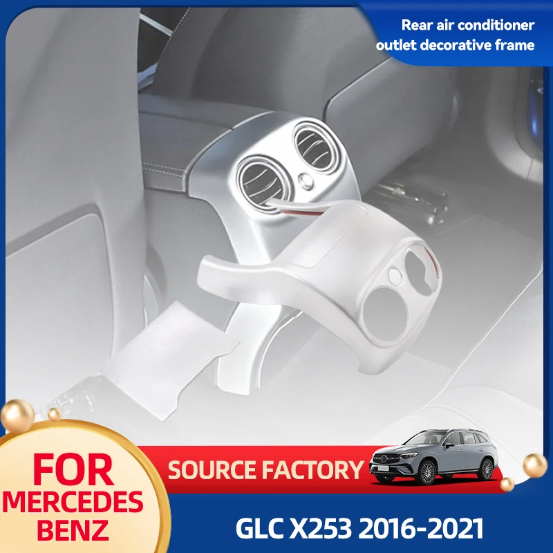 Внутренние молдинги ABS, Стайлинг автомобиля, заднее вентиляционное отверстие для кондиционера, декоративная рамка, накладки, наклейка для Mercedes Benz GLC
Внутренние молдинги ABS, Стайлинг автомобиля, заднее вентиляционное отверстие для кондиционера, декоративная рамка, накладки, наклейка для Mercedes Benz GLC