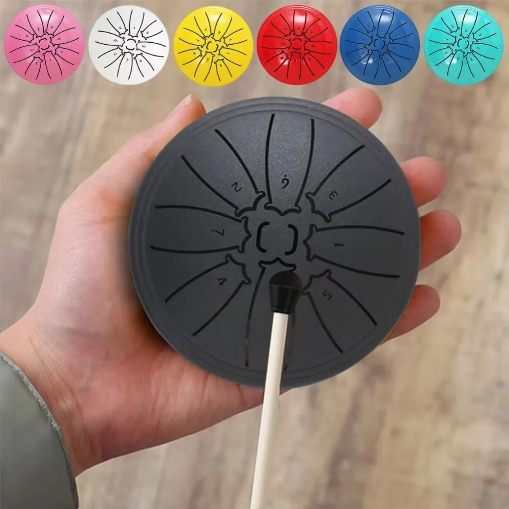 4 Inch 8 Notes Steel Tongue Drum Set Multicolour Ethereal Sound Ethereal Drum with Drumsticks Portable Mini Hand Pan Drums
4 Inch 8 Notes Steel Tongue Drum Set Multicolour Ethereal Sound Ethereal Drum with Drumsticks Portable Mini Hand Pan Drums