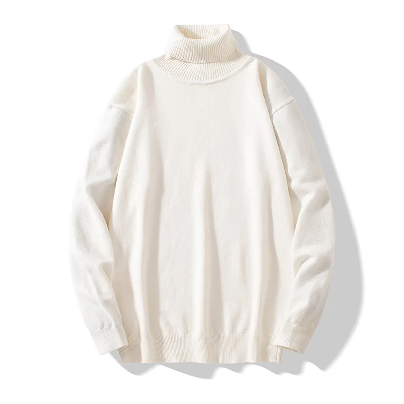 Autumn Winter Men's Mink Velvet Turtleneck Sweater Casual Knitting Pullovers White Black Knitwear Long Sleeve Sweater Pullover
Autumn Winter Men's Mink Velvet Turtleneck Sweater Casual Knitting Pullovers White Black Knitwear Long Sleeve Sweater Pullover
