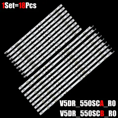 LED Backlight strip 14 lamp For 55" TV UA55JS7200 UE55JU6872 UE55JU6800 BN96-38481A UE55JU6872U UE55JU6850 UN55JS7250