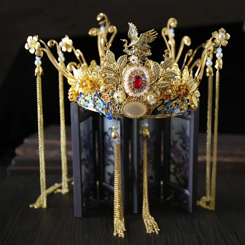 Одежда Xiuhe, корона фенікса, свадебная одежда невесты, китайская одежда для тостов, древние костюмы, аксессуары для платья дракона и феникса
Одежда Xiuhe, корона фенікса, свадебная одежда невесты, китайская одежда для тостов, древние костюмы, аксессуары для платья дракона и феникса