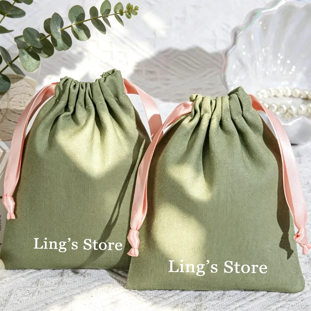 50pcs Custom Logo Cotton Drawstring Bag Cosmetic Eyelash Perfume Keychain Boutique Wedding Favors Candy Jewelry Packaging Pouch
50pcs Custom Logo Cotton Drawstring Bag Cosmetic Eyelash Perfume Keychain Boutique Wedding Favors Candy Jewelry Packaging Pouch