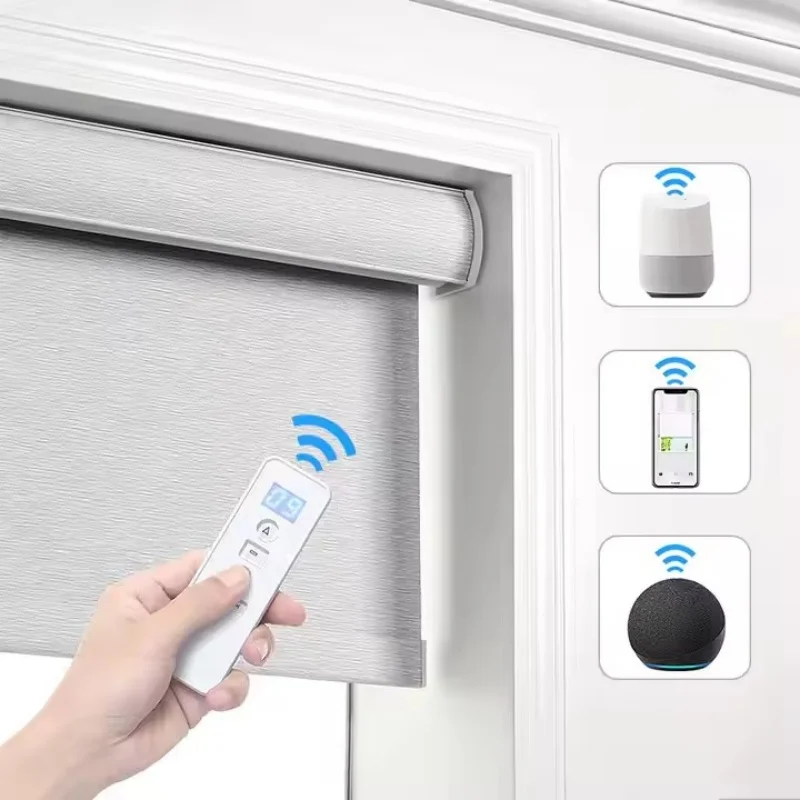 2025 Custom Window Blinds Light Filtering Fabric Remote Controlled By Phone And Google Alexa Electric Roller Blinds For Home
2025 Custom Window Blinds Light Filtering Fabric Remote Controlled By Phone And Google Alexa Electric Roller Blinds For Home