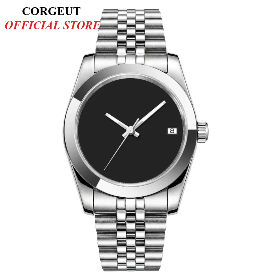 36/39MM CORGEUT Men's Automatic Mechanical Watch NH35 Movement,Sapphire Crystal,Rose Gold Pink Dial,Steel Band Relogio Masculino
36/39MM CORGEUT Men's Automatic Mechanical Watch NH35 Movement,Sapphire Crystal,Rose Gold Pink Dial,Steel Band Relogio Masculino