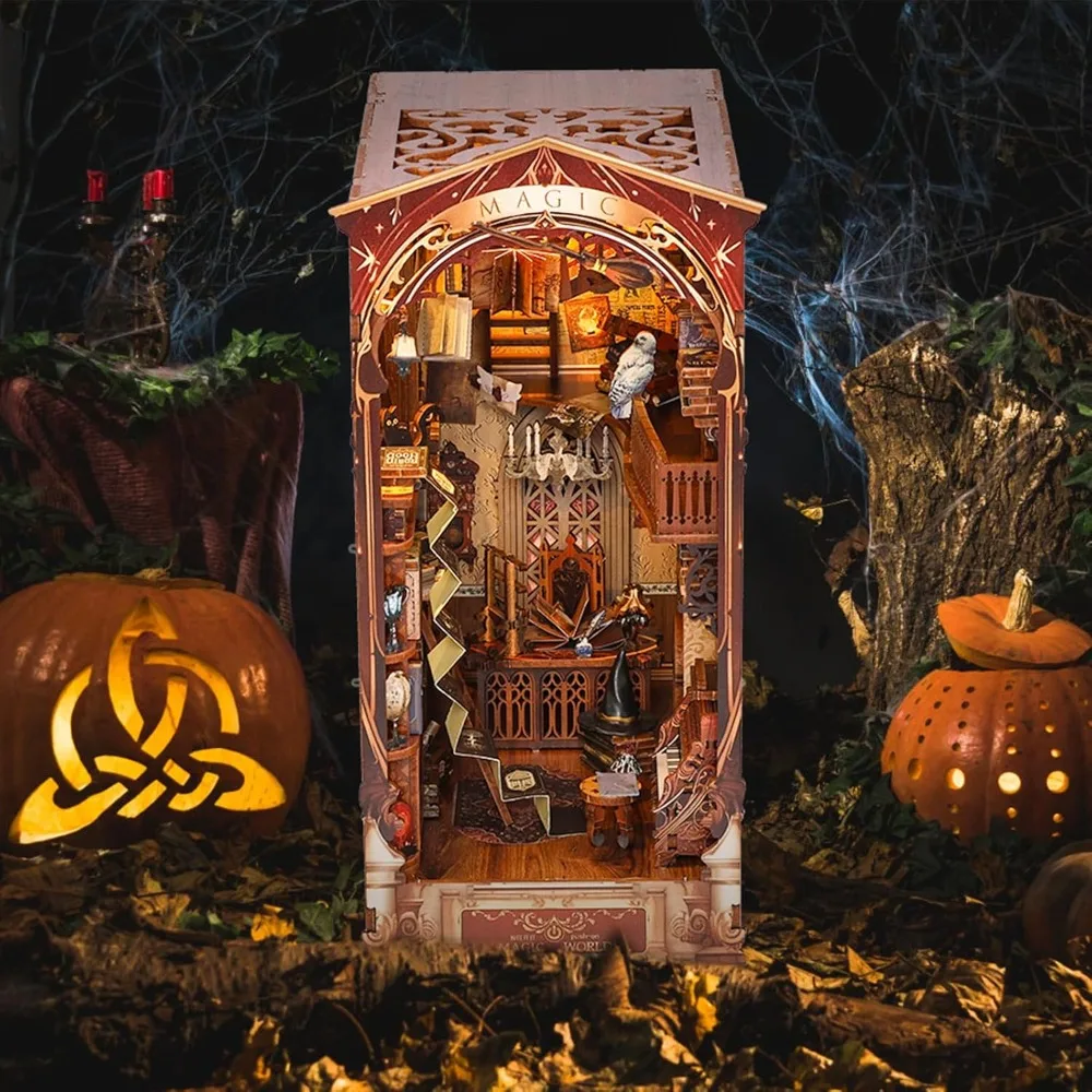 3D деревянные подставки для книг-головоломки: комплект книжных уголоков своими руками 2025 года, модель волшебного книжного дома с сенсорным световым украшением
3D деревянные подставки для книг-головоломки: комплект книжных уголоков своими руками 2025 года, модель волшебного книжного дома с сенсорным световым украшением