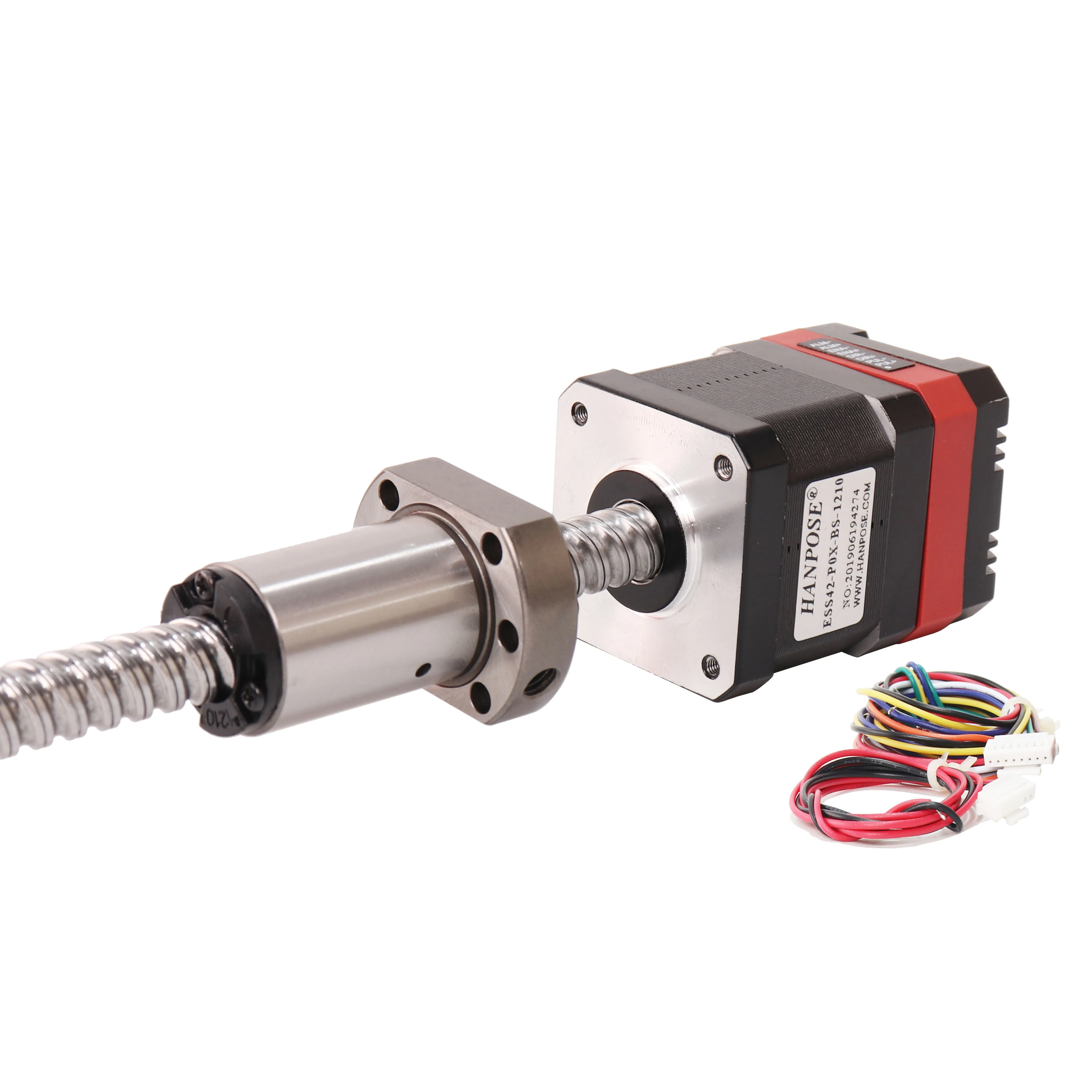 Hanpose NEMA17 Stepper Motor ESS42-P1X-100mm SFU1210 Servo Motor for 3D Printer 48mm 1.7A 52N.CM Ball Screw Servo Stepper Motor
Hanpose NEMA17 Stepper Motor ESS42-P1X-100mm SFU1210 Servo Motor for 3D Printer 48mm 1.7A 52N.CM Ball Screw Servo Stepper Motor
