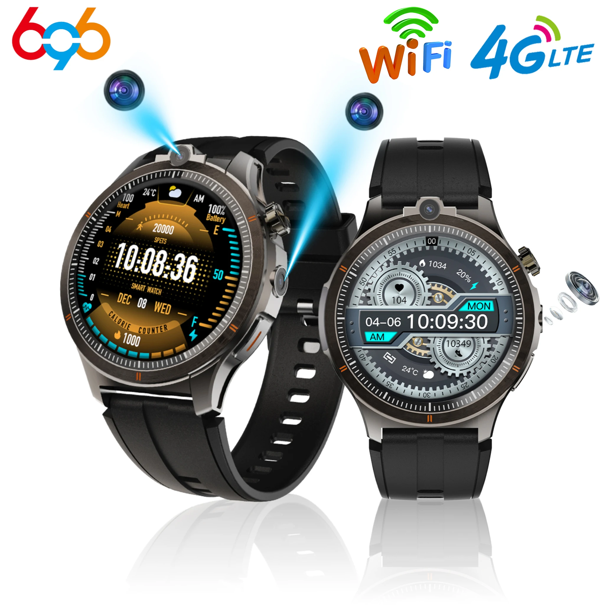 Newest 4G Smart Watch Men Video Call Double Camera GPS WIFI APP Download Smartwatch Women 1.43 Inch 466*466 AMOLED 2GB+16GB RAM
Newest 4G Smart Watch Men Video Call Double Camera GPS WIFI APP Download Smartwatch Women 1.43 Inch 466*466 AMOLED 2GB+16GB RAM