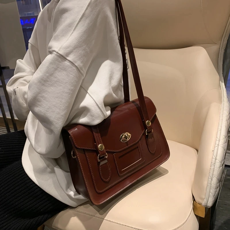 Vintage Women handbag preppy style student shoulder bag pu leather female Crossbody bag ladies hand bag Totes bolsa feminine
Vintage Women handbag preppy style student shoulder bag pu leather female Crossbody bag ladies hand bag Totes bolsa feminine