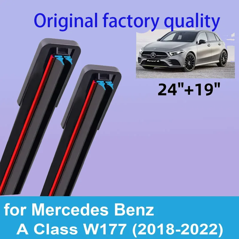 2PCS Car Wiper Blades for 2018-2022 Mercedes Benz A Class W177 Front Windscreen Windshield Double Rubber Car Accessories 2022
2PCS Car Wiper Blades for 2018-2022 Mercedes Benz A Class W177 Front Windscreen Windshield Double Rubber Car Accessories 2022