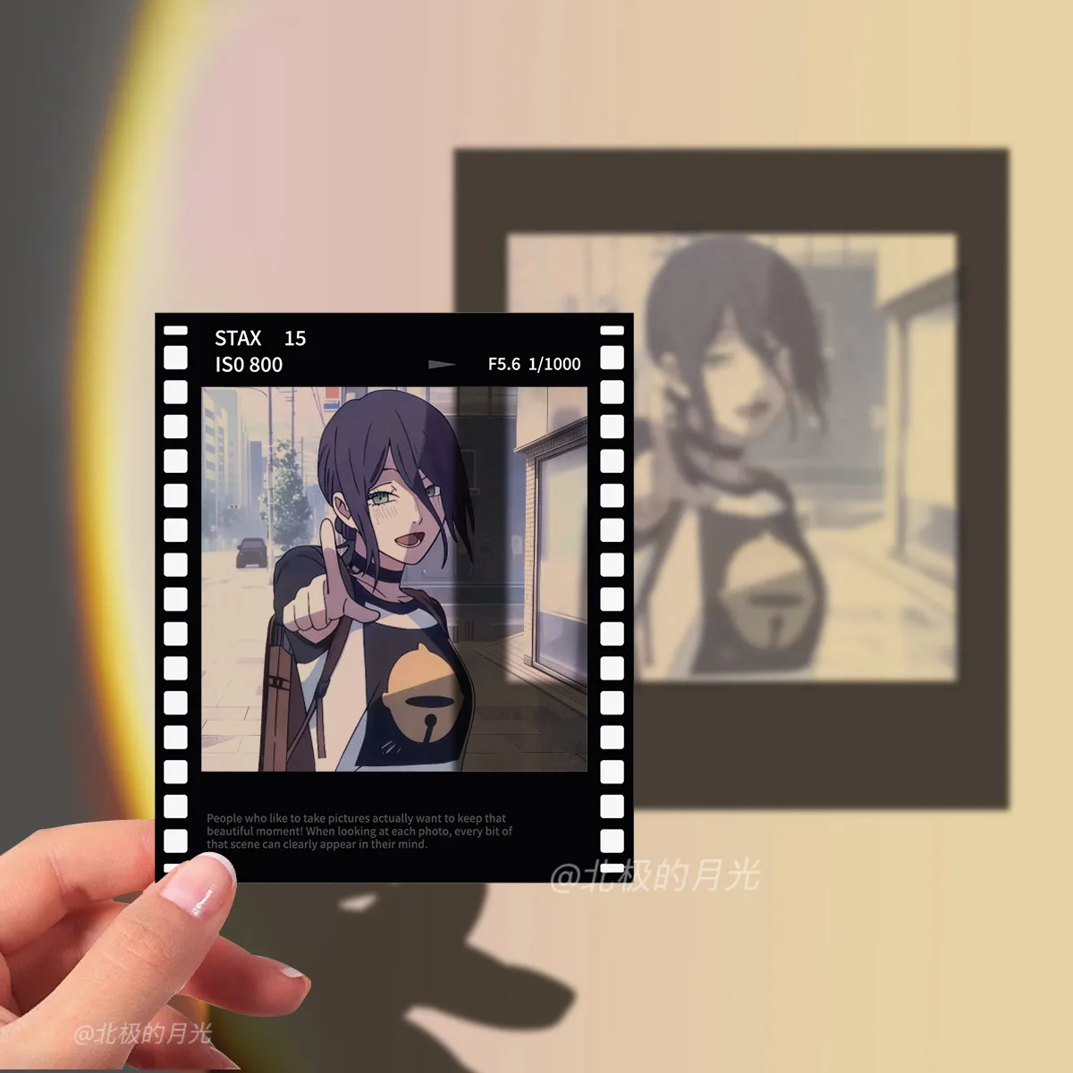 Бензопила человек Резе дуга в стиле Polaroid, пленка, прозрачная карта, голографическая тень, световая карта, аниме, коллекционные слайд-товары, подарок для фанатов
Бензопила человек Резе дуга в стиле Polaroid, пленка, прозрачная карта, голографическая тень, световая карта, аниме, коллекционные слайд-товары, подарок для фанатов