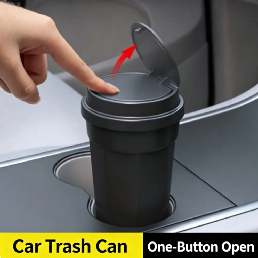 Car Trash Mini Auto Garbage Bin For Cup Holder Creative Portable Storage Organizer For Car Interior Office Odor-Free With Lid
Car Trash Mini Auto Garbage Bin For Cup Holder Creative Portable Storage Organizer For Car Interior Office Odor-Free With Lid