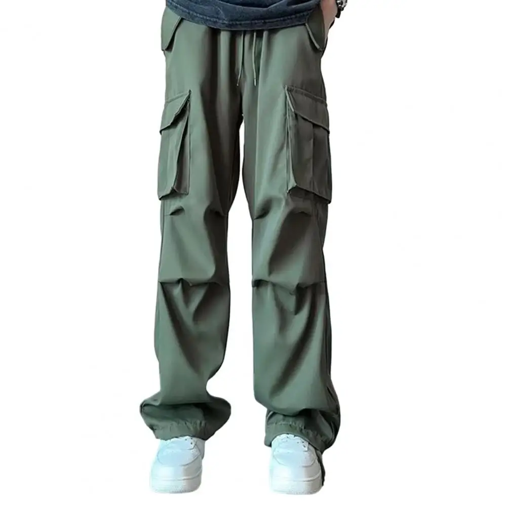 Men Cargo Pants Drawstring Straight Wide Leg Multi Pockets Hip Hop Baggy Long Trousers Streetwear
Men Cargo Pants Drawstring Straight Wide Leg Multi Pockets Hip Hop Baggy Long Trousers Streetwear