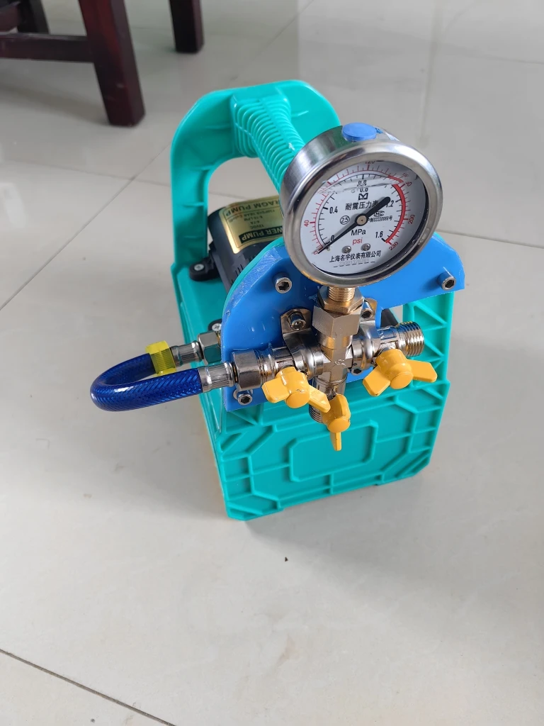 Electric pressure pump Floor heating Water bomb Cleaning pump Pressure tester Water leakage detection PPR pressure
Electric pressure pump Floor heating Water bomb Cleaning pump Pressure tester Water leakage detection PPR pressure