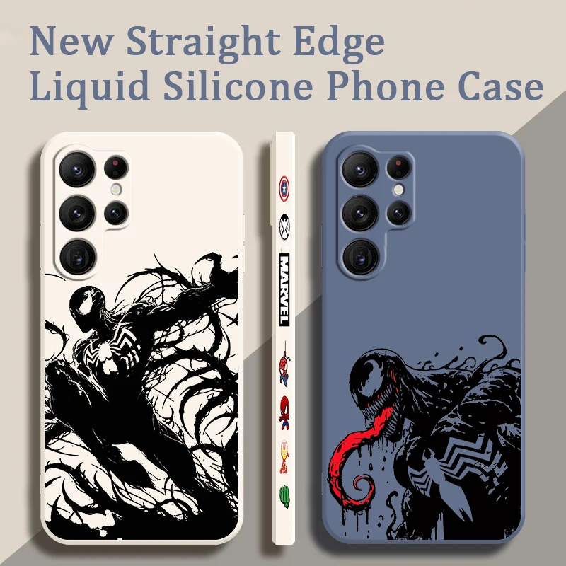 Marvel Venom Cartoon Cool Liquid Left Rope For Samsung Galaxy S24 S23 S22 S21 S20 FE S10 Ultra Plus Lite 5G Cover Funda
Marvel Venom Cartoon Cool Liquid Left Rope For Samsung Galaxy S24 S23 S22 S21 S20 FE S10 Ultra Plus Lite 5G Cover Funda