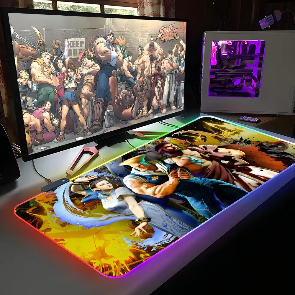 Коврик для мыши в стиле аниме Street Fighter RGB, резиновый компьютерный ноутбук, официальная игра, цветной киберспортивный эстетический красивый модный роскошный коврик
Коврик для мыши в стиле аниме Street Fighter RGB, резиновый компьютерный ноутбук, официальная игра, цветной киберспортивный эстетический красивый модный роскошный коврик