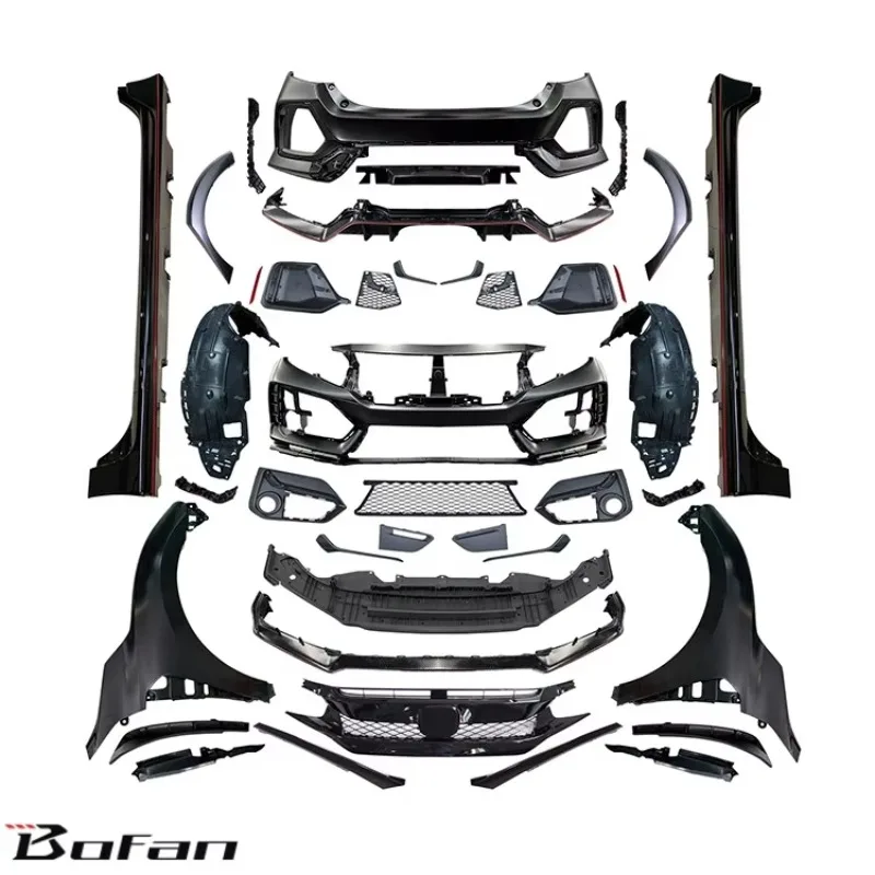 BR Modification Club 2020 Type-R Style 1-1 Wide Body Kit For Hatchback 2016-2022
BR Modification Club 2020 Type-R Style 1-1 Wide Body Kit For Hatchback 2016-2022