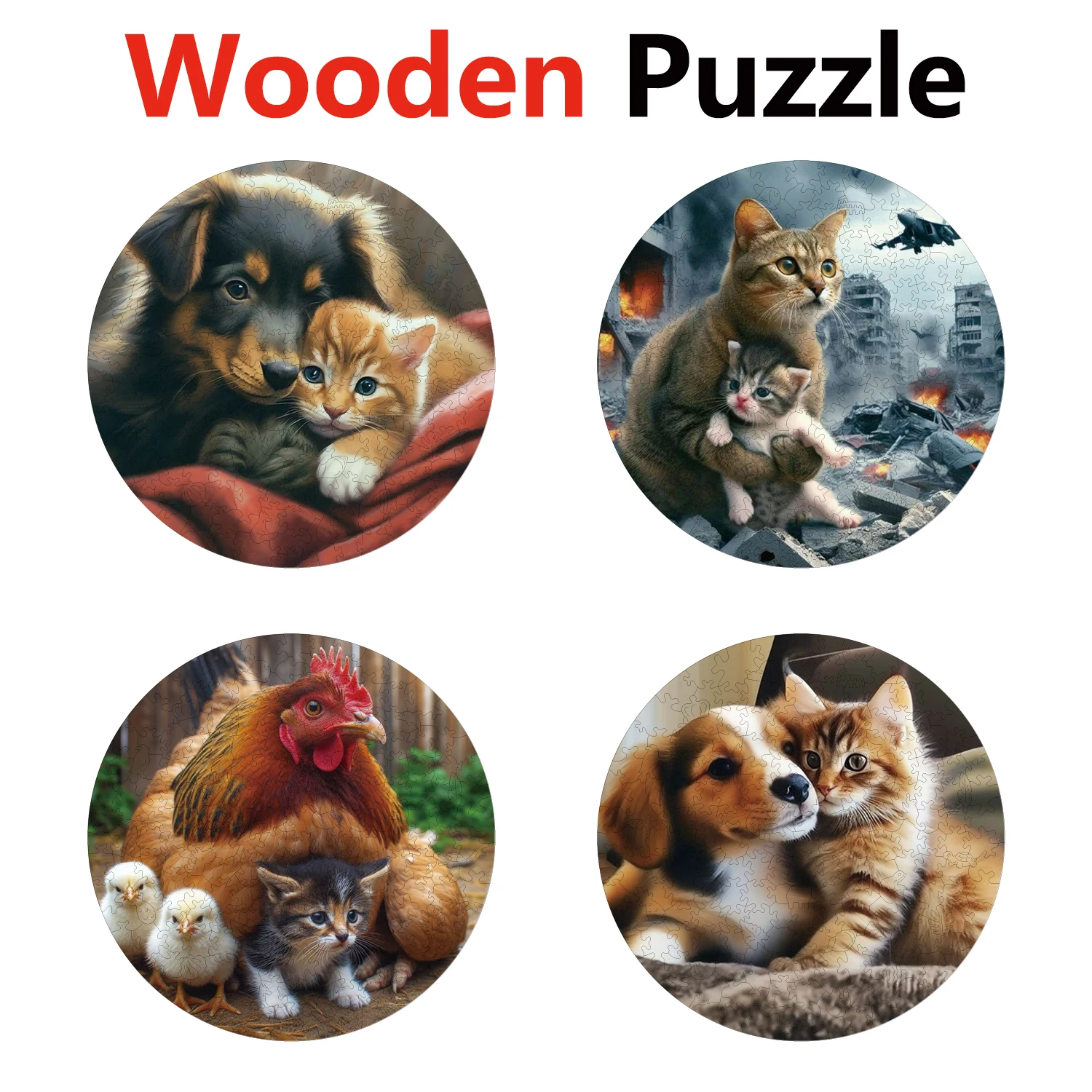Cat Chicken Dog Animal Puzzles High Quality Jigsaw Puzzle Wooden Puzzle Best Christmas Gift
Cat Chicken Dog Animal Puzzles High Quality Jigsaw Puzzle Wooden Puzzle Best Christmas Gift