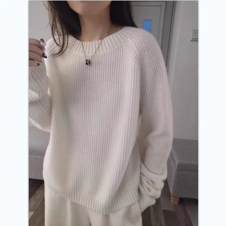 100% Cashmere Sweater Women O-Neck pullover Basic Style Knitwear Female Casual Autumn Winter Soft Tops
100% Cashmere Sweater Women O-Neck pullover Basic Style Knitwear Female Casual Autumn Winter Soft Tops