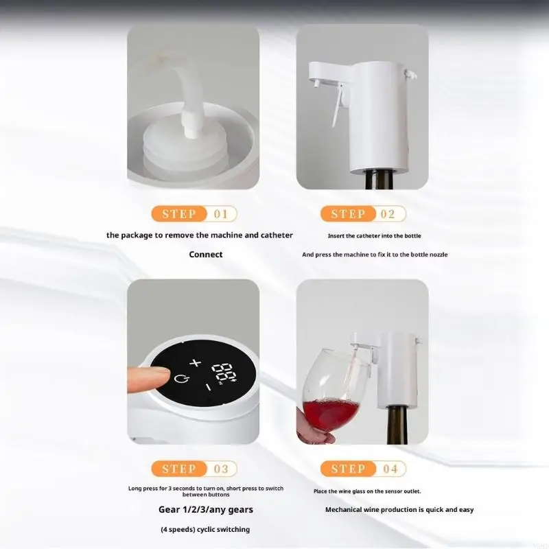 Intelligent Sensors Automatic Wine Dispenser Touch Control Electric Wine Machine N58D
Intelligent Sensors Automatic Wine Dispenser Touch Control Electric Wine Machine N58D