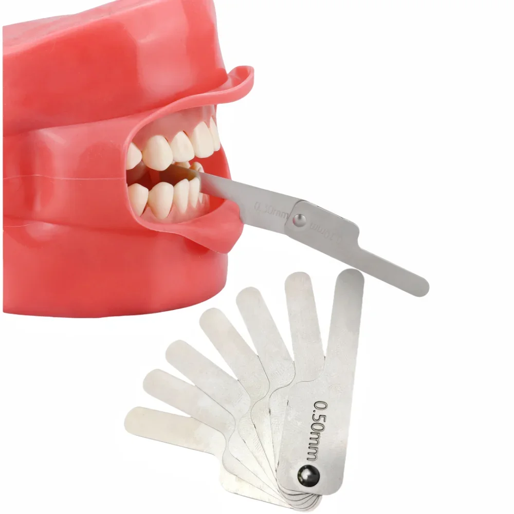 Dental Interproximal Reduction Gauge Set - 0.1-0.5mm IPR Tooth Gap Measuring Ruler for Orthodontic Treatment (7Pcs/Set)
Dental Interproximal Reduction Gauge Set - 0.1-0.5mm IPR Tooth Gap Measuring Ruler for Orthodontic Treatment (7Pcs/Set)