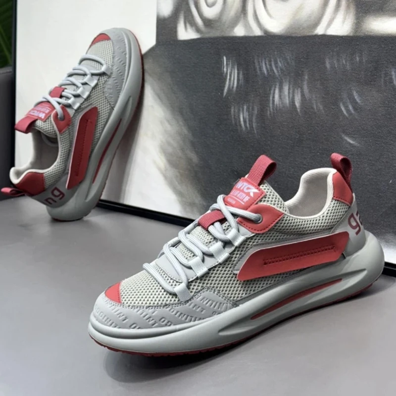 Man Mesh Sneakers Mens Designer Soft Sole Sport Shoes Fashion Casual Leather Mesh Breathable Height Increased Board Men Shoes
Man Mesh Sneakers Mens Designer Soft Sole Sport Shoes Fashion Casual Leather Mesh Breathable Height Increased Board Men Shoes