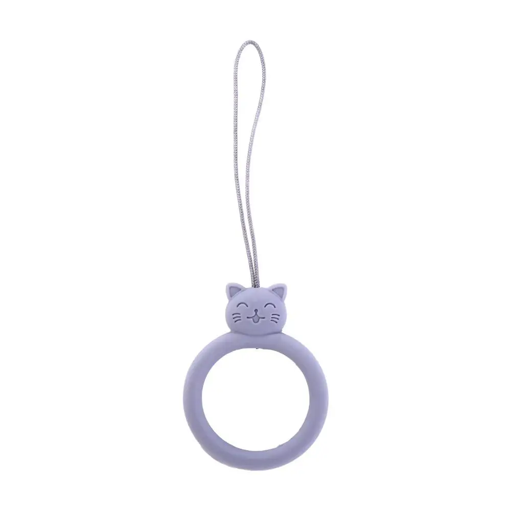 Cartoon Cat Mobile Phone Pendant Finger Ring Silicone Short Lanyard Silicone Pendant Ring Anti-lost Multicolor
Cartoon Cat Mobile Phone Pendant Finger Ring Silicone Short Lanyard Silicone Pendant Ring Anti-lost Multicolor
