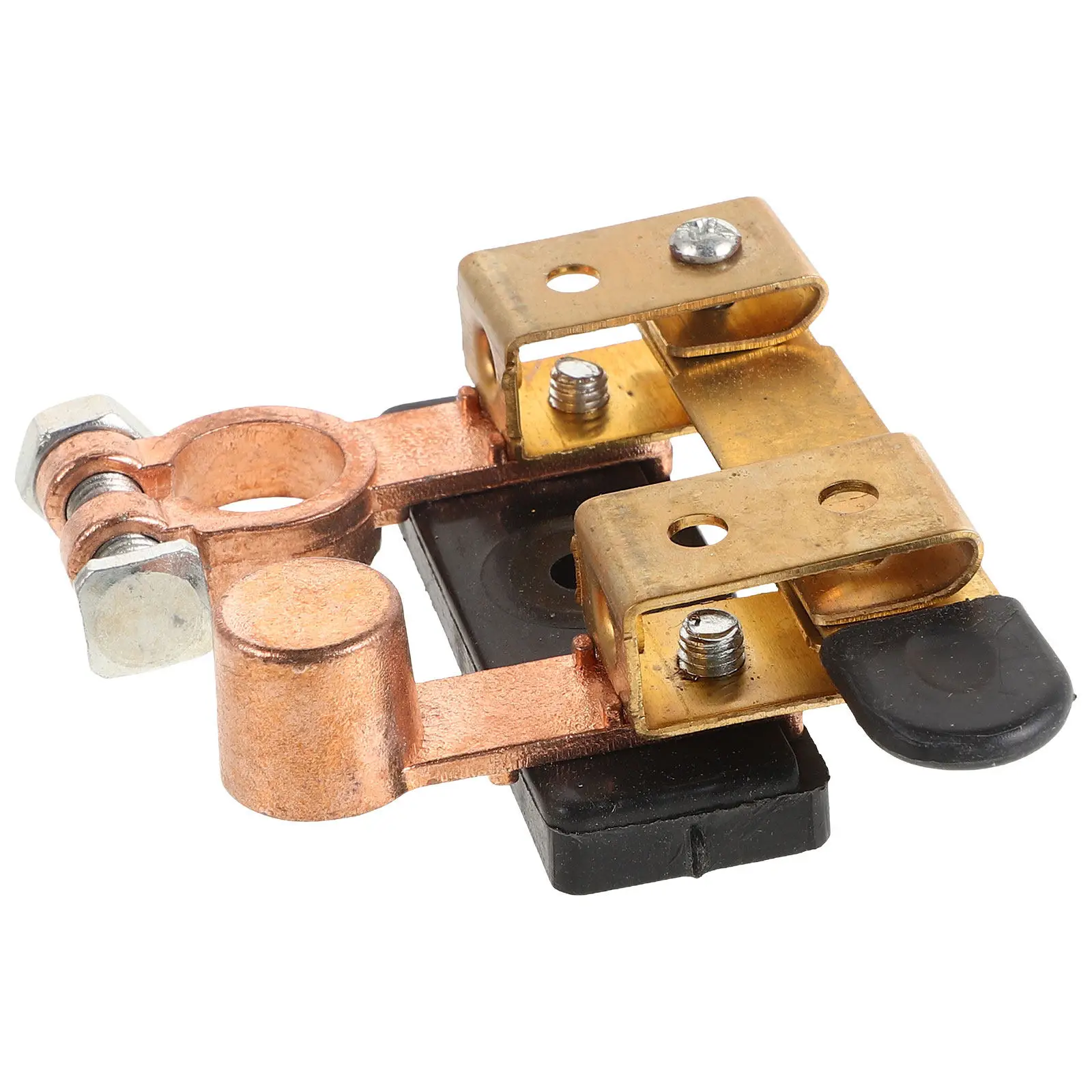 Top Post Negative Battery Disconnect Switch Brass Construction Power Cutoff for Car Boat Rv Atv Trailer Marine Vehicle Battery
Top Post Negative Battery Disconnect Switch Brass Construction Power Cutoff for Car Boat Rv Atv Trailer Marine Vehicle Battery