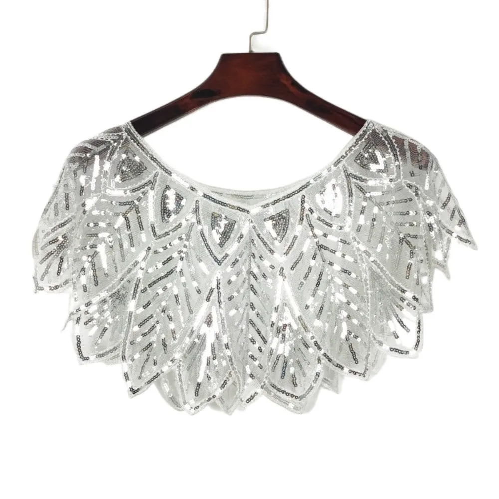 Elegant Glitter Sequins Shawl Sleeveless V-Neck Evening Cape Mesh Sparkling Party Shawl Party
Elegant Glitter Sequins Shawl Sleeveless V-Neck Evening Cape Mesh Sparkling Party Shawl Party